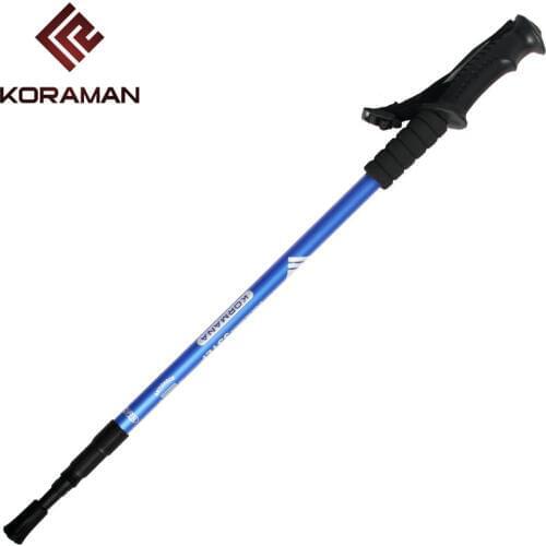 NEW Tungsten carbon alloy sticks super light outdoor climbing hiking stick straight shank ski rod telescopic cane with compass