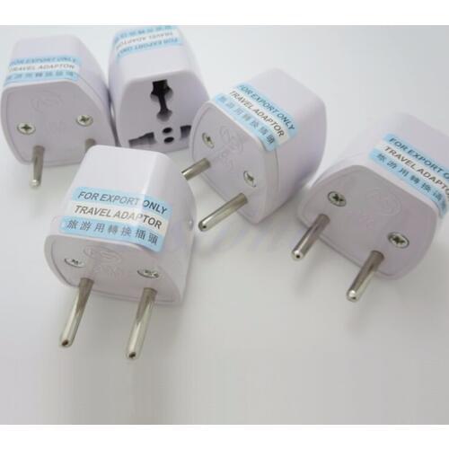 USA AU CN to European EU AC Plug Power Adapter Converter 250V For Travel