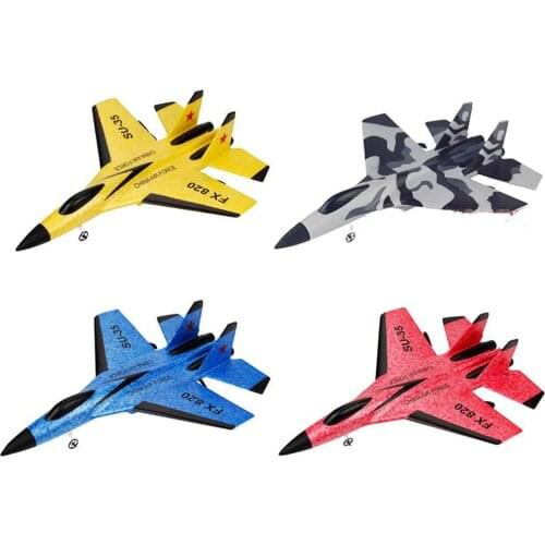 Glider Wingspan EPP FX-820 2.4G 2CH SU-35 RC Airplane RTF Plan UAV Remote Control Toy Plane Aircraft Fighter Fixed Wing Airplane