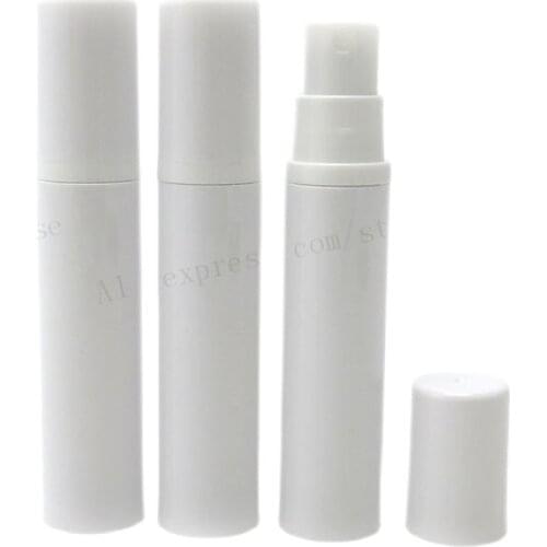 360 X 10ml Empty White Airless Plastic Perfume Bottle 10CC Mist Sprayer Container Cosmetic Packing Bottles