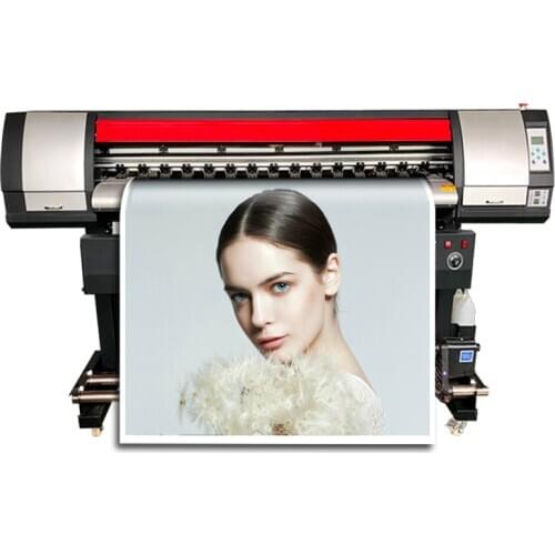 Large Format Poster Printing Machine 1.8M Color Sticker Printing Machine Inkjet Printers Dx7 Banner Printer For Sale