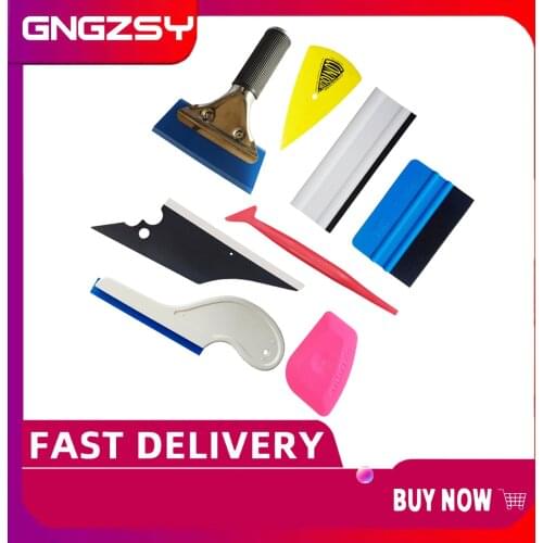 8 in 1 Film Wrap Tint Tinting Tools Auto Window Scraper Car Vehicle Wrapping Application Kit Sticker Vinyl Sheet Squeegee K126