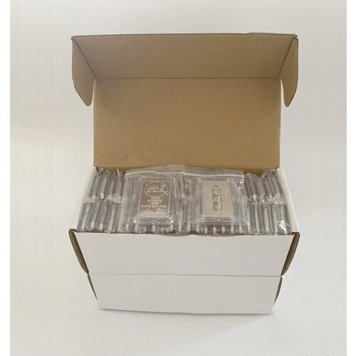 100pcs/50pcs American Prospector 1OZ 999 Value Fine Silver Bullion Bar US Union Metal Coin Collectible