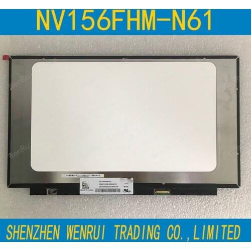 15.6" IPS DISPLAY NV156FHM-N61 V8.0 V8.1 V8.3 72% NTSC For lenovo thinkpad L15 gen1 LCD Screen Matrix 30Pins FHD Matte