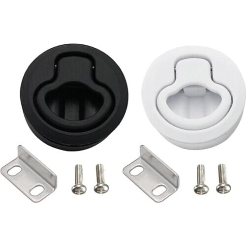 2" Round Locking Flush Pull Latch Replacement Plastic For RV Marine Boat Southco