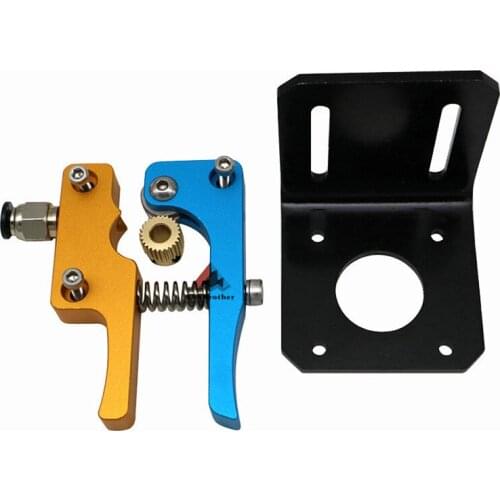3D All Metal Aluminum Anodized Bowden Extruder For Reprap 3D printer 17 nema stepper motor 1.75 mm version