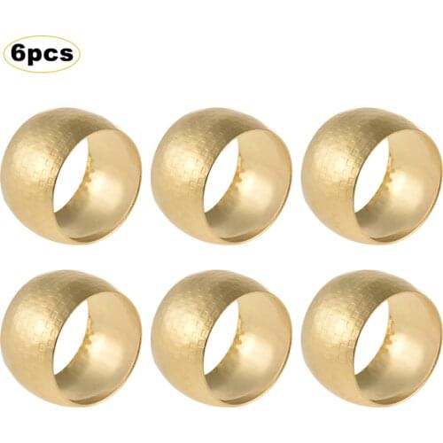 12 PCS High-end Napkin Kitchen Button High-quality Metal Napkin Ring Table Decoration for Wedding Christmas Dinner Parties