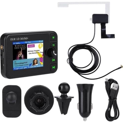 Car Radio+ Radio Adapter 2.4" Lcd Bluetooth-compatible Fm Transmitter Handsfree Call Car Kit Mp3 Player Music Receiver Portable