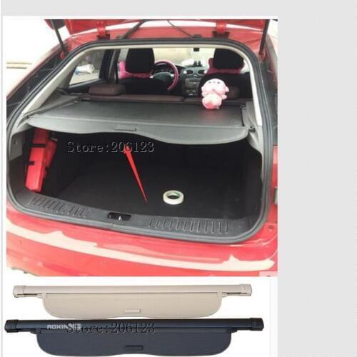 Beige / Black For 2005-2013 for Ford Focus Rear Trunk Security Shield Cargo Cover auto accessories 5door Hatchback car