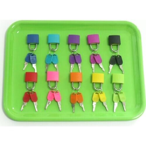 New Colorful Montessori Locks Keys Set Children Early Learning Education Sensory Toy