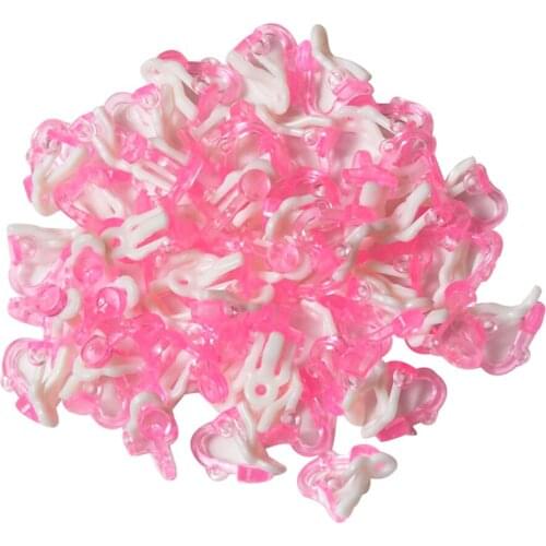 50 Pieces Ear Clips Base No Piercing Earrings Base for Girls DIY Jewelry