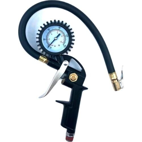 Dial Tire Inflating Gun Air Tools Tyre Pressure Inflator for Vehicle