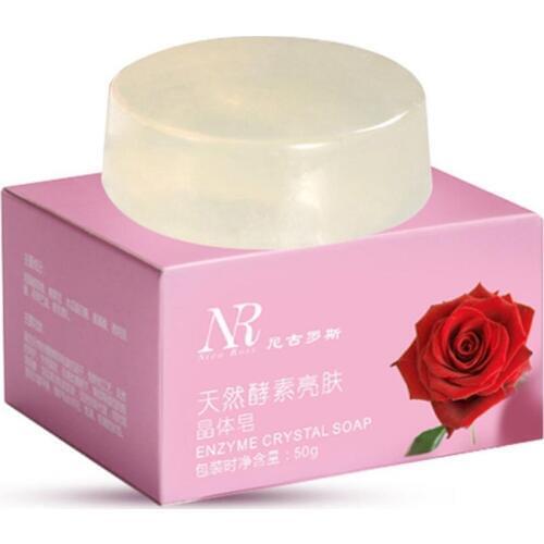 Natural Enzyme Crystal Soap Lightening Skin Moisturizing Whitening Soap Handmade Bath Soap Body Care