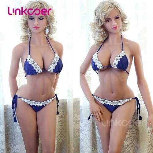 Linkooer 168cm Lifelike Silicone Sex Doll Muscle Women Big Boobs Ass Adult Love Doll for Men for Sex Vagina Anus Oral