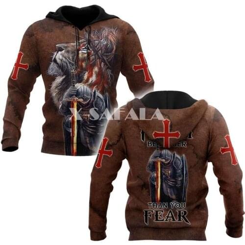 Faith Christian Jesus3D Full Print Size Hoodie Man Women Harajuku Outwear Zipper Pullover Sweatshirt Unisex5