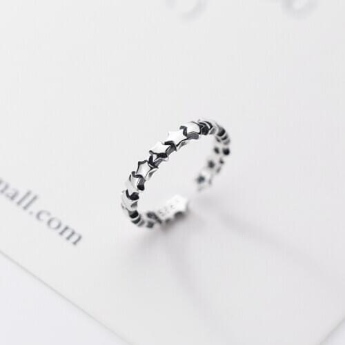 Punk Vintage Star Rings For Women Boho Female Charms Jewelry Men Antique Knuckle Ring Fashion Party Gift