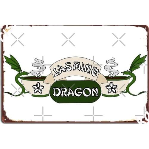 Jasmine Dragon Metal Sign Vintage Pub Garage Wall Cave Plaques Tin Sign Poster