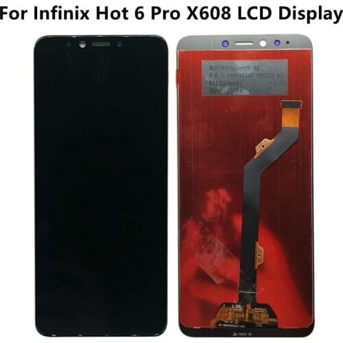 High Quality LCD Screen For Infinix Hot 6 Pro X608 LCD Display Touch Screen Hot6 Pro LCD Sceen Glass Digitizer Complete Assembly