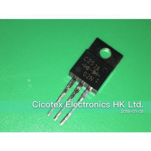 10pcs/lot C25-02N TO-220 ESAC25-02N FAST RECOVERY DIODE C2502N 10 AMPERE HEATSINK DUAL COMMON ANODE FAST RECOVERY HALF BRIDGE