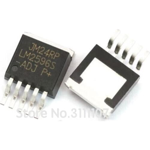 10PCS/Lot LM2596S-ADJ TO-263 LM2596S LM2596 150 kHz 3A Step-Down Voltage Regulator New