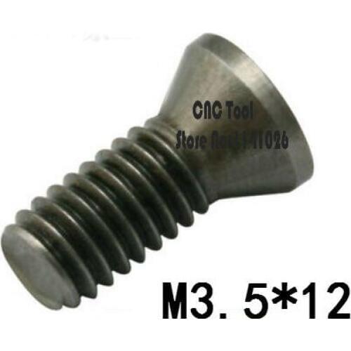 50pcs M3.5*12mm CNC lathe tool spare screws Torx screws ,Insert Torx Screw for Replaces Carbide Inserts lathe accessories