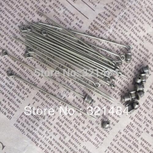 Bulk 500pcs 60mm antique bronze sharp tip safety pins with stopper brooch diy jewelry beads makig findings