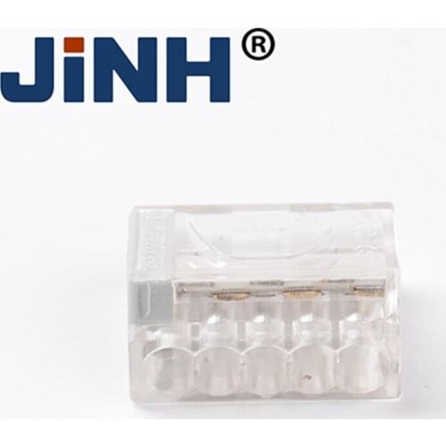 5pins Fast Home Compact wire Connection push in Wiring Terminal Block Universal Cable wire Connectors