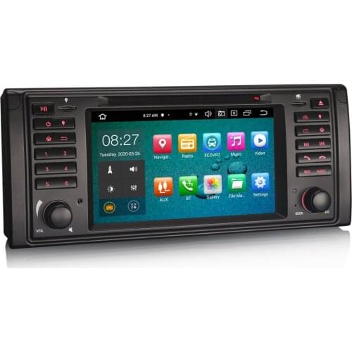 7" Android 10.0 OS Car DVD Multimedia GPS Radio Player for BMW X5 E53 2000-2007 E39 M5 1999-2003 E39 1995-2003 E38 1994-2001