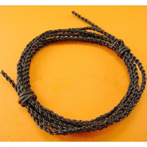 Black OFC TPE 4 shares Fever hifi diy headphone cable 76 core soft wire 5meters