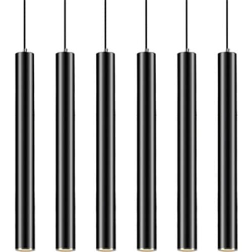 LED long light downlight 3W/7W/12W long tube chandelier 20CM/30CM/60CM COB ceiling light Interior lighting decorative downlight