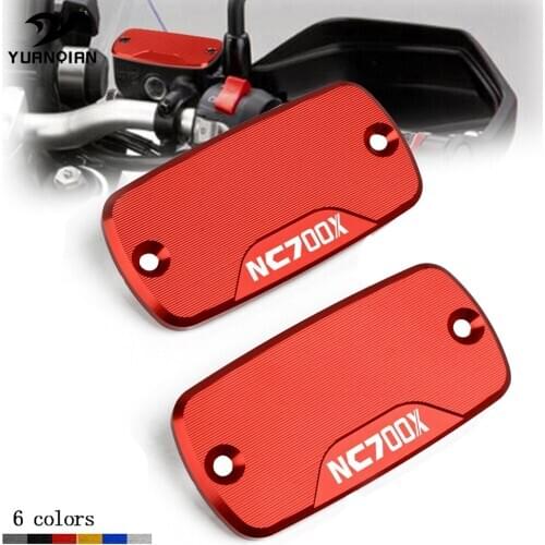 Motor CNC Aluminum Motorcycle Front Rear Brake FLUID RESERVOIR Cap Cover Accessories For Honda NC700X NC 700X NC700 X All year