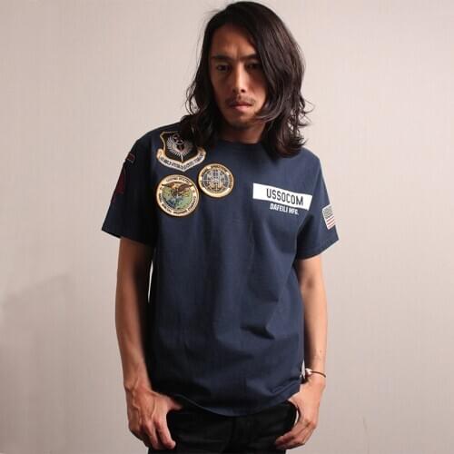 Oversize White Mens Tee Shirts USSOCOM Print Hip Hop 100% Cotton Black Military Tshirt Streetwear Couple T-shirt Youth Plus Size