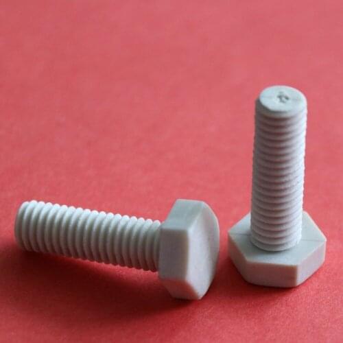 Hot Sale 20PCS M3 PP Polypropylene Plastic Hexagon Screw Hex Head Hand Twist Screws Bolts