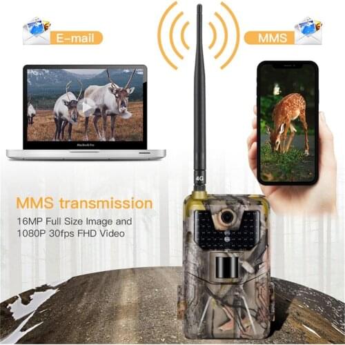 HC900M 3G FTP MMS SMS Email 20MP Trail Camera Cellular Wildlife Hunting Cameras1080P Mobile Wireless Wild Surveillance