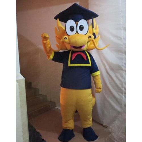 Dragon Mascot Costume Suit Cosplay Party Fancy Dress Outfits Advertising Promotion Carnival Halloween Xmas Easter Adult Parade