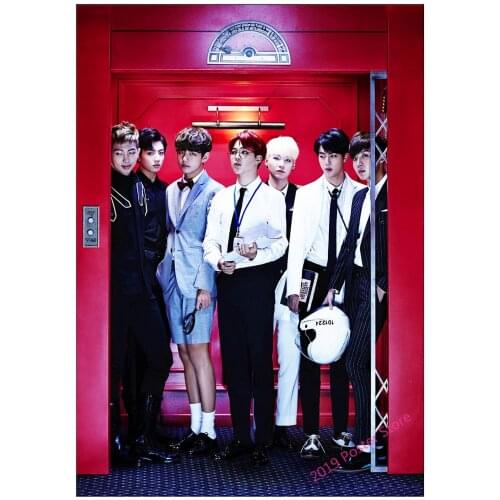 Kpop Bangtan Boys Poster JUNGKOOK RM V JIMIN JIN SUGA J-HOPE 2021 New Decoration Painting HD Photo Wall Sticker Home Decor Y1