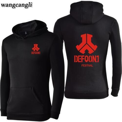 Defqon 1 Rock Band Hip Hop Sweatshirt Hoodies Men/Women Autumn Winter Fleece Hoodie Sweatshirts fashion Oversize Jacket Coat
