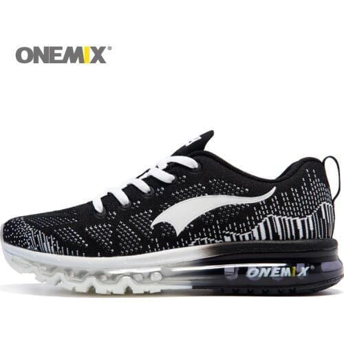 Onemix Men Running Shoes for Women Sneakers Black Air Trail Fitness Gym Ladies Jogging Trainers Outdoor Sport Walking Zapatillas