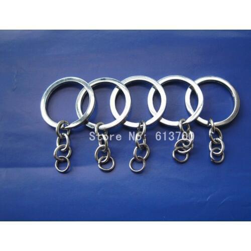Wholesale Key Chain Diy accessories 28mm key ring keychain keyring extend chain for men & women 1000pcs/lot Free Shipping by DHL