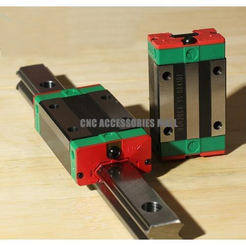 Original HIWIN Linear Motion Rail HGR20 -L1500mm with 2pcs HGH20CA linear carriages