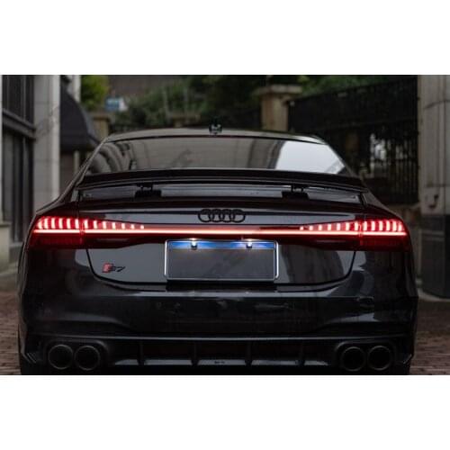 Suit For Audi Trbt Rs7 Abt Shovel Carbon Fiber A7 Front Chin Modified Spoiler Head Rear Lip