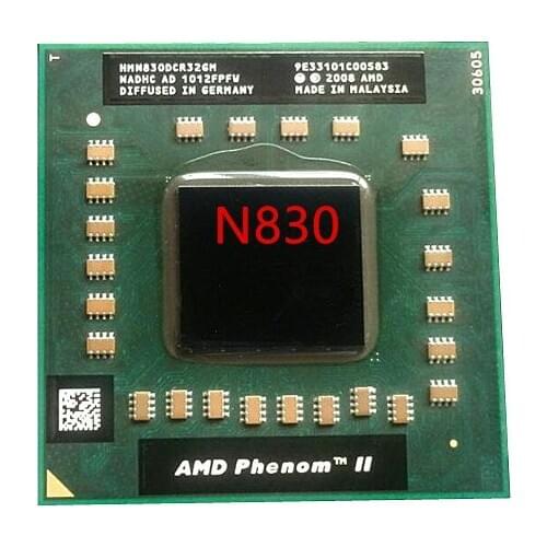 AMD phenom N830 CPU HMN830DCR32GM Socket S1 (S1g4) 2.1G processor for laptop notebook triple core