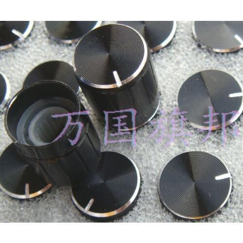 The Free Delivery. potentiometer knob Black Lace aluminum knob high 17MM diameter 15MM 15*17MM