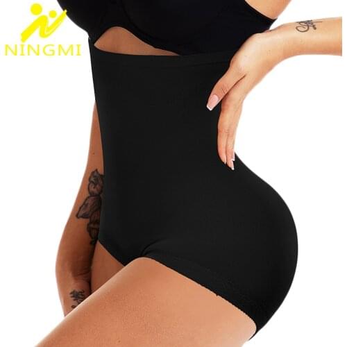NINGMI Tummy Control Panties for Women High Waist Trainer Slim Body Shaper Slimming Pants Shapewear Waist Cincher Sexy Underwear