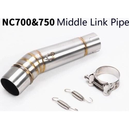 For HONDA NC700 NC750X NC750 NC700S 2012-2017 Motorcycle Exhaust middle Link pipe Slip on