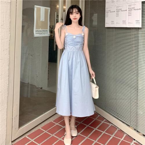 Woman Dresses Three-Dimensional Floral Pleated Suspender Skirt 2021 Summer Dress Womens Clothing Vestido De Mujer Femme Robe