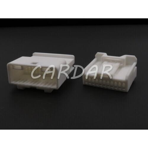 1 Set 22 Pin 0.7mm Car Auto Navigation Reversing Mirror Wiring Harness Connector Automotive Audio Cable Socket For Nissan