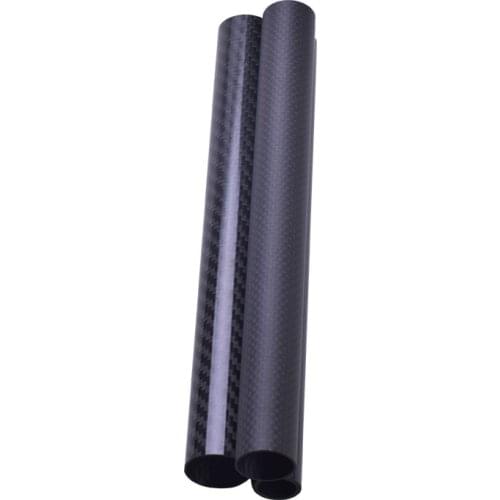 1PCS 1000MM 100% 3K Carbon Fiber Tube Diameter 4MM 5MM 6MM 7MM 8MM 9MM For Remote Control Model Aircraft Drone Accessories