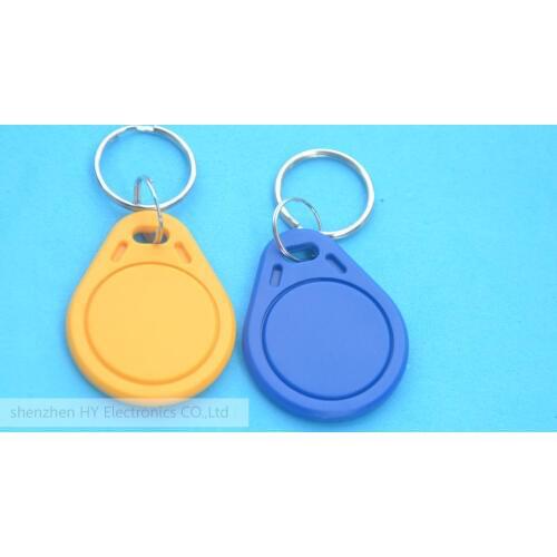 10 PCS 13.56MHz RFID IC Key Tags Keyfobs Token Keychain Waterproof Anti-corrosion Shockproof