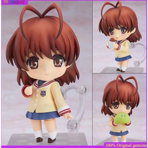 100% Original:CLANND Furukawa Nagisa Q version figma PVC Action Figure Anime Figure Model Toys Figure Collection Doll Gift